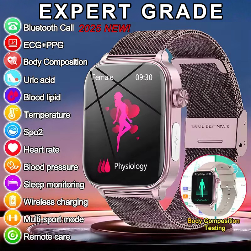 Smartwatch New Watches For Women - 2025 New ECG+PPG Monitoring Smart Watch