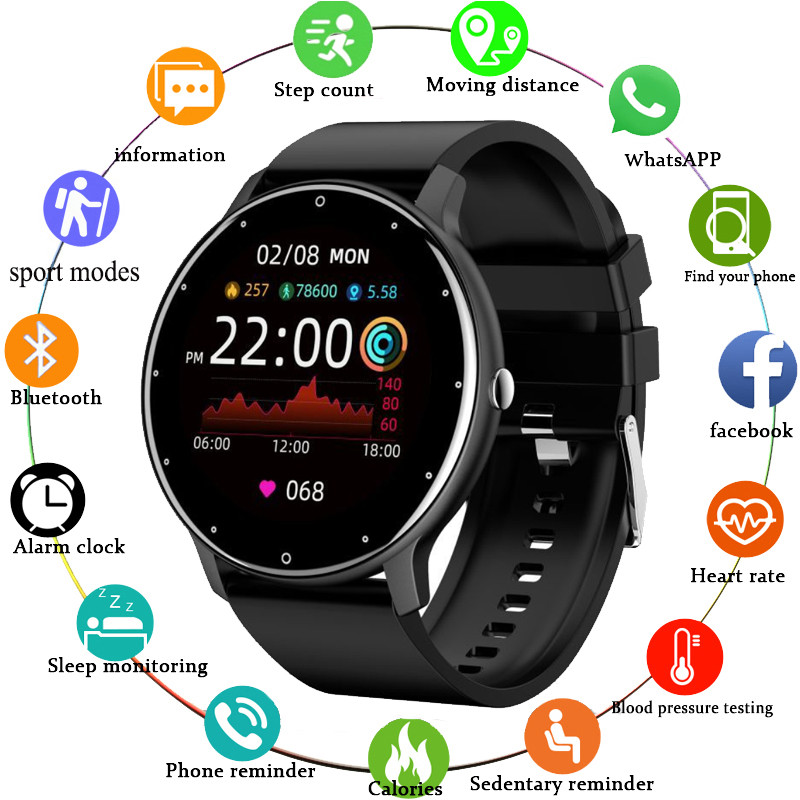Watch Iwo - NEW ZL02 Men Smart Watch Heart