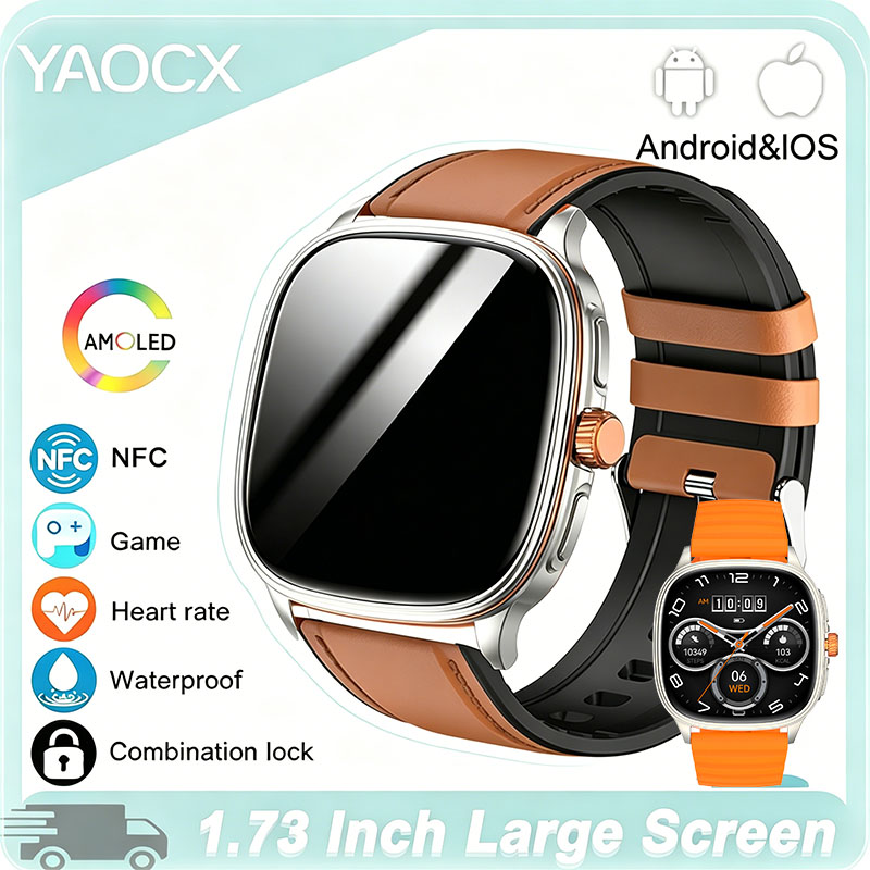 Smartwatch New Watches For Women - YAOCX HK73 AMOLED Smartwatch Man Woman