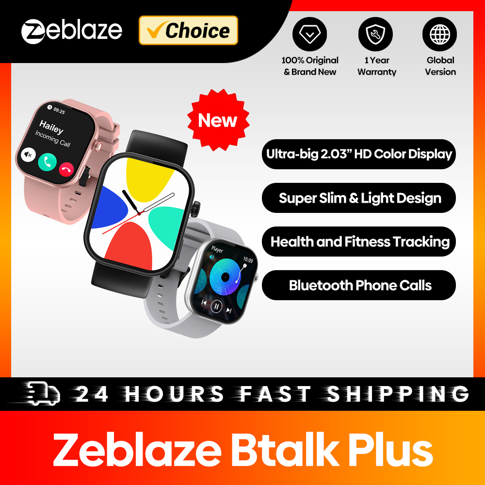 Smartwatch New Watches For Women - New Zeblaze Btalk Plus Voice Calling