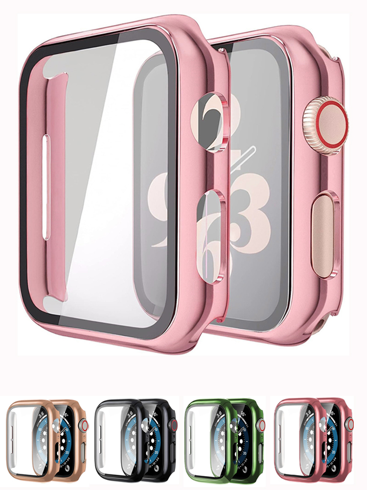 Smartwatch Watches Girls - Glass+case For Apple Watch band 44mm