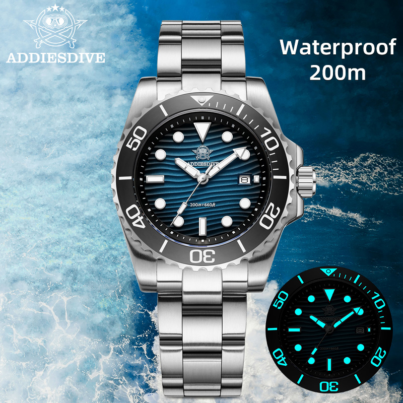 Smartwatch Vintage Watches For Men - ADDIESDIVE Simple Quartz Watch 3D Desert