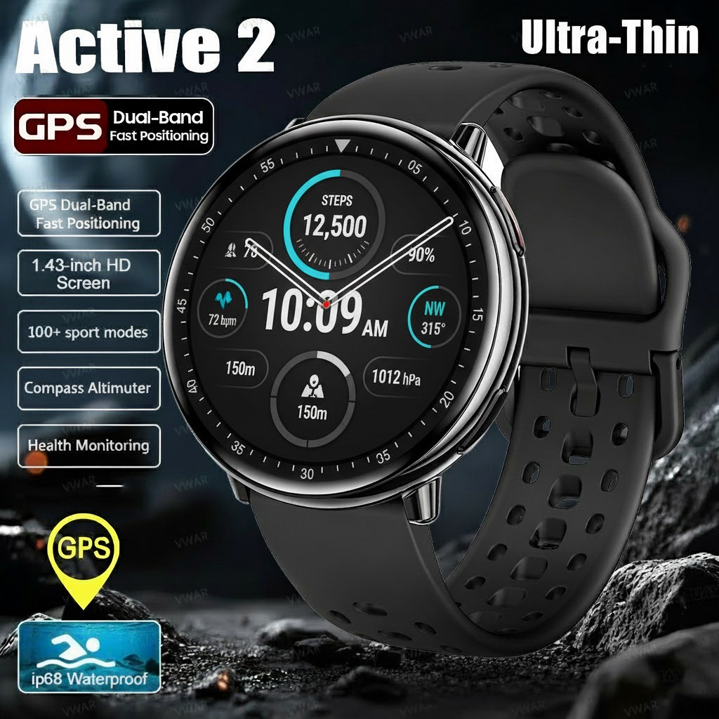 Smartwatch Samsung Watches For Women - 2025New Active 2 Smart Watch Built-in