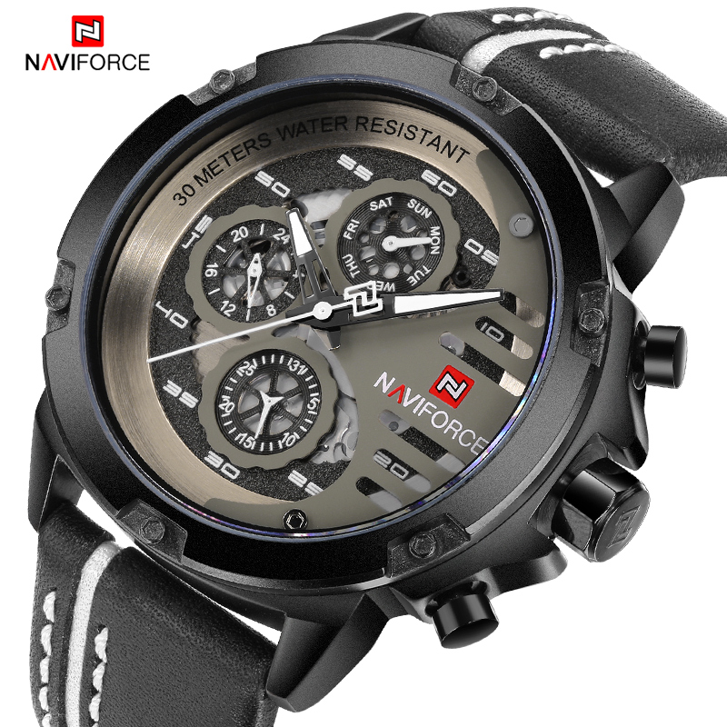NAVIFORCE New Men's Sports Mil - Smartwatch New Watches For Men 评论和价格