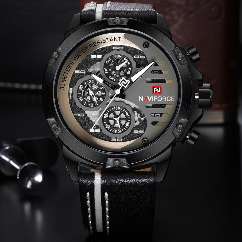 NAVIFORCE New Men's Sports Mil - Smartwatch New Watches For Men 评论和价格