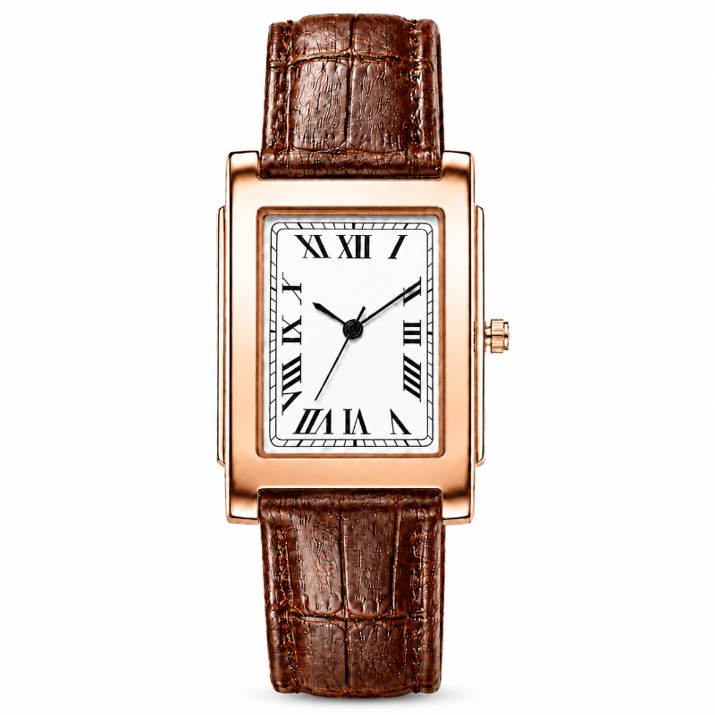 Minimalist Rectangle Men Watch - Smartwatch Vintage Watches For Men 评论和价格