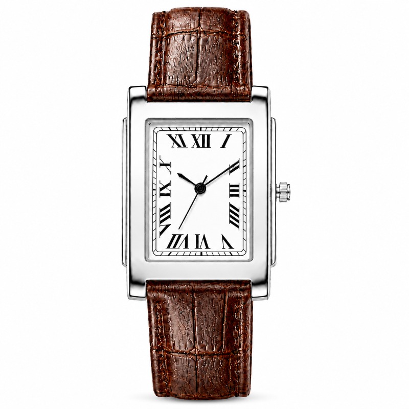 Minimalist Rectangle Men Watch - Smartwatch Vintage Watches For Men 评论和价格