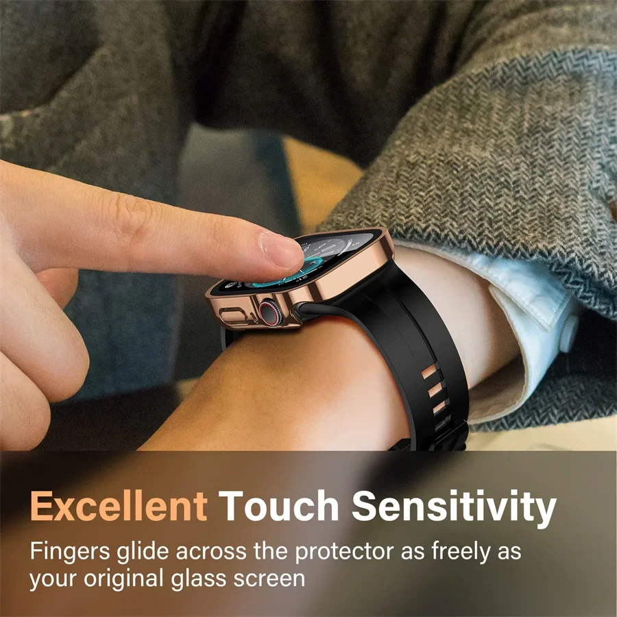 Glass+cover For Apple Watch ca - Smartwatch Watches Girls 评论和价格