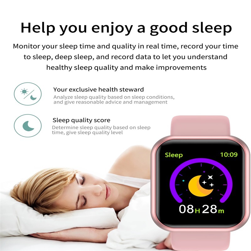 Y68 Smart Watch Men Women Hear - Watch Smart Y68 评论和价格