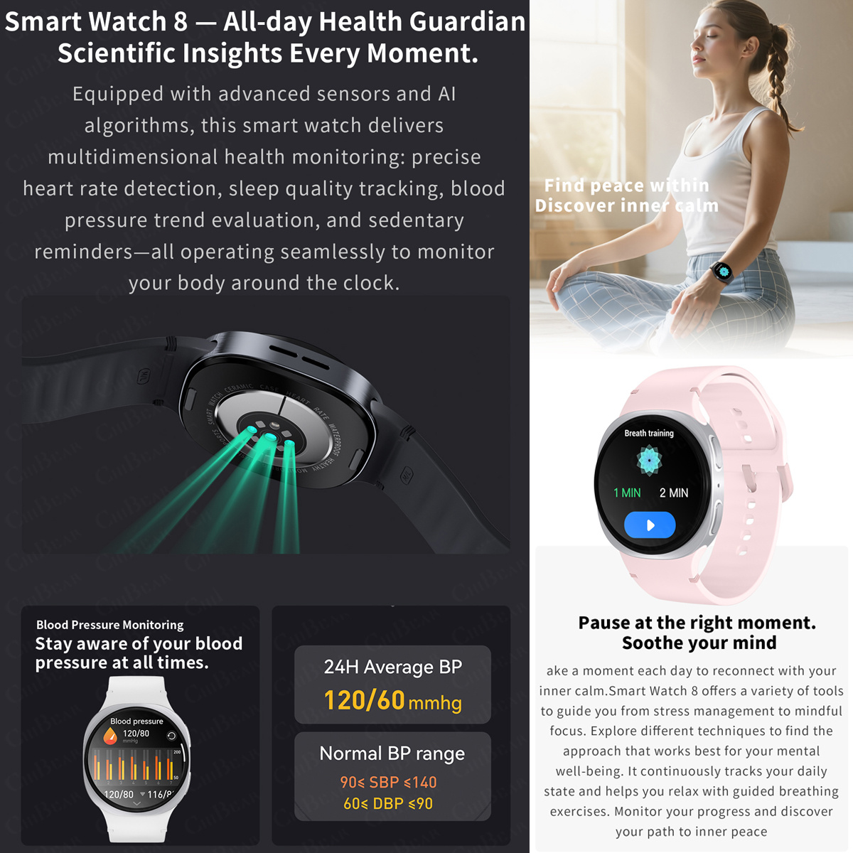 2026 New Watches 8 Mini GPS Tr - Smartwatch New Watches For Women 评论和价格