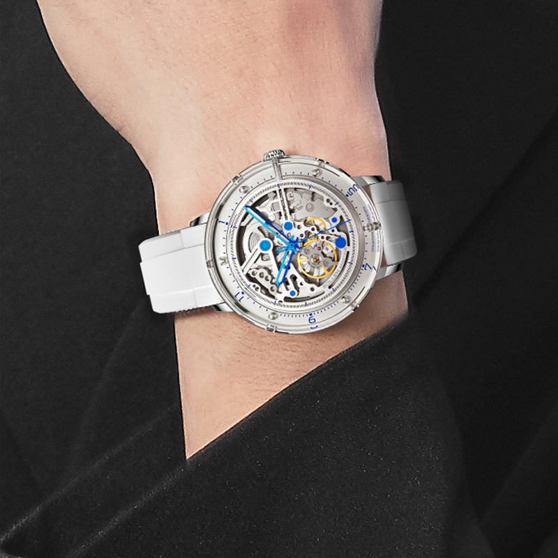New Customized Mens Mechanical - Leather Watch Strap 评论和价格