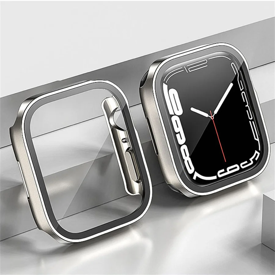 Glass+cover For Apple Watch ca - Smartwatch Watches Girls 评论和价格