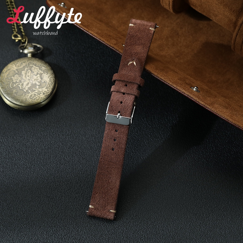 Vintage Suede Leather Watch Ba - Smartwatch Vintage Watches For Men 评论和价格