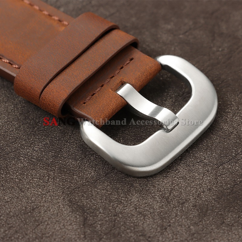 28mm Vintage Leather Watchband - Smartwatch Vintage Watches For Men 评论和价格