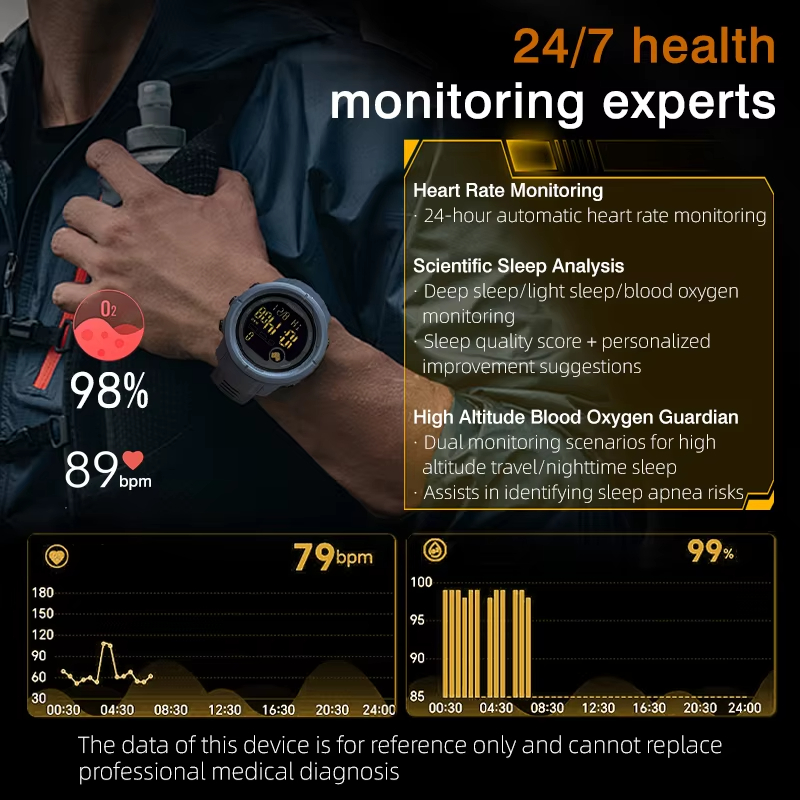 NORTH EDGE NEW MARS 5 Men's Di - Smartwatch New Watches For Men 评论和价格