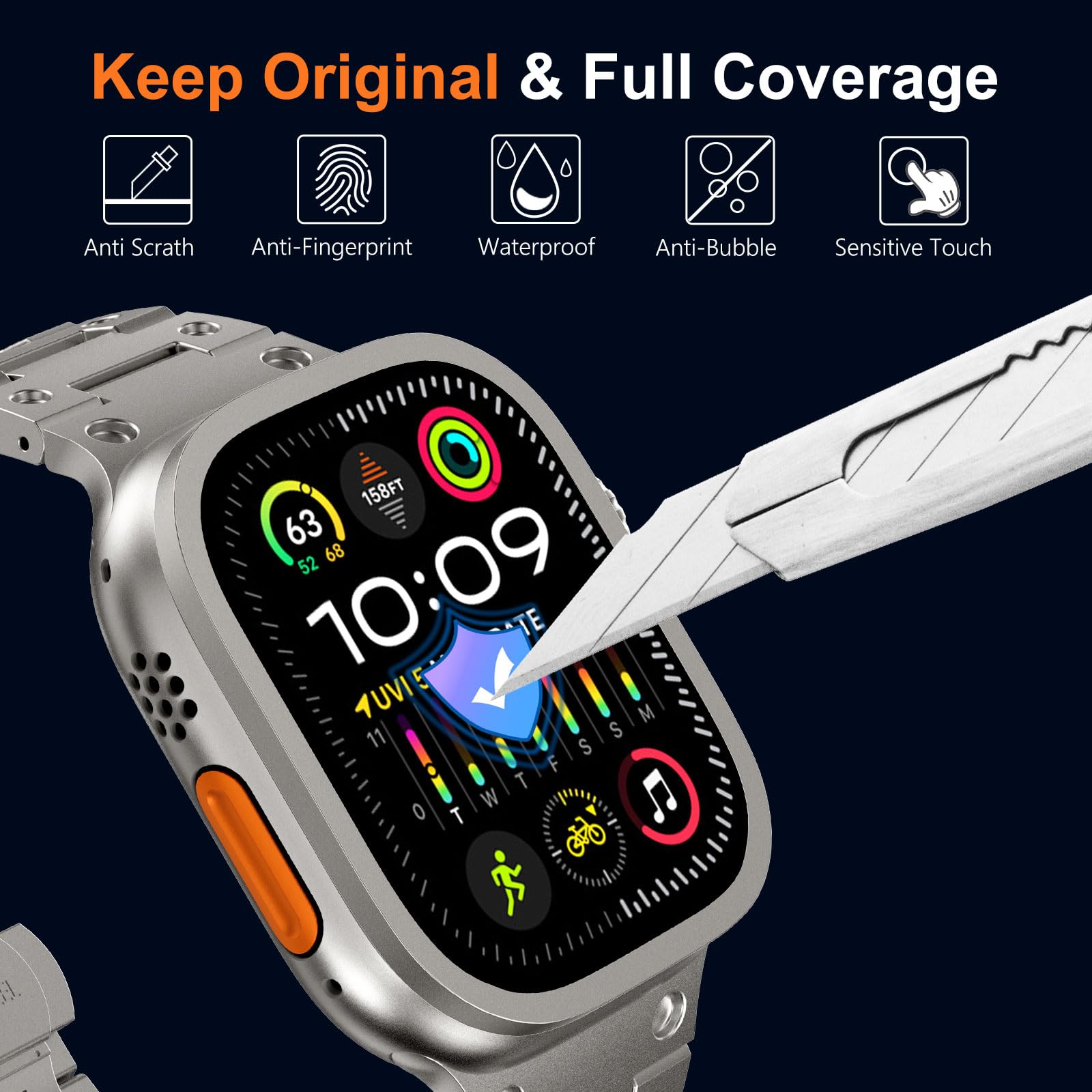 Tempered Glass for Apple Watch - Smartwatch Apple Watches For Women 评论和价格