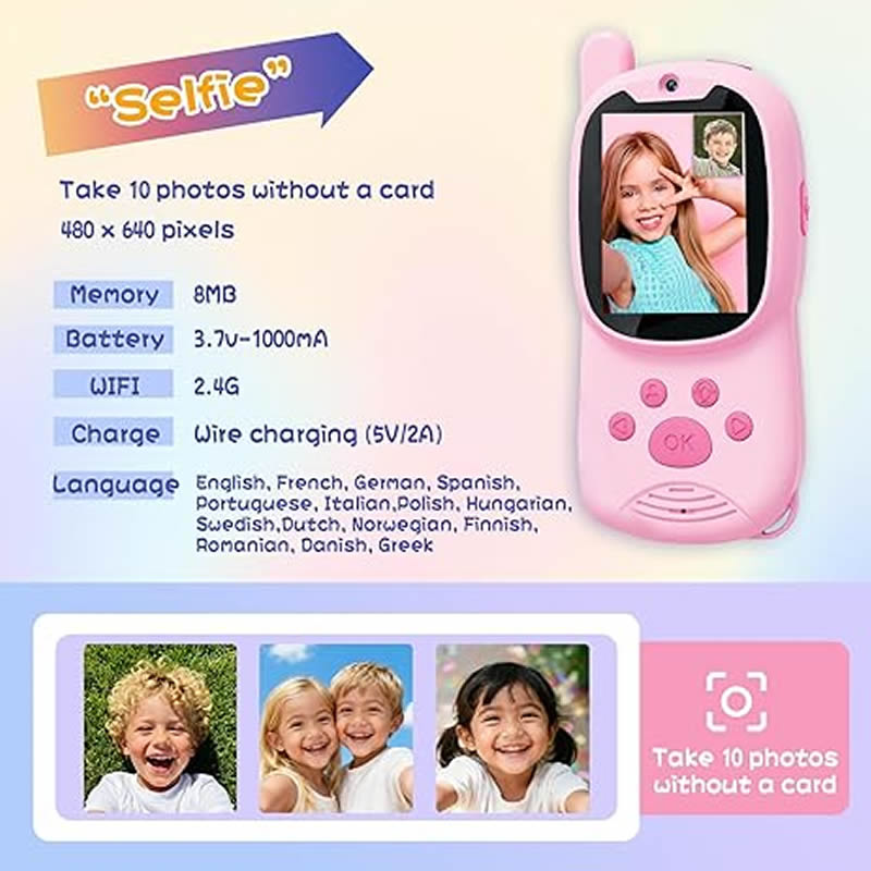 Walkie Talkies Cute 2Pack Rech - Smartwatch Watches Gift For Girls 评论和价格