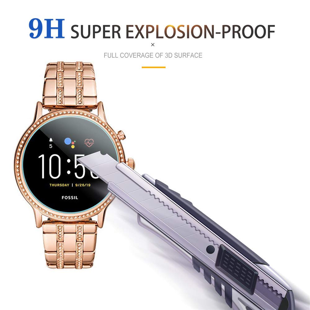 2PCS Tempered Glass For Fossil - Fossil Watches Smartwatch Gen 5 评论和价格