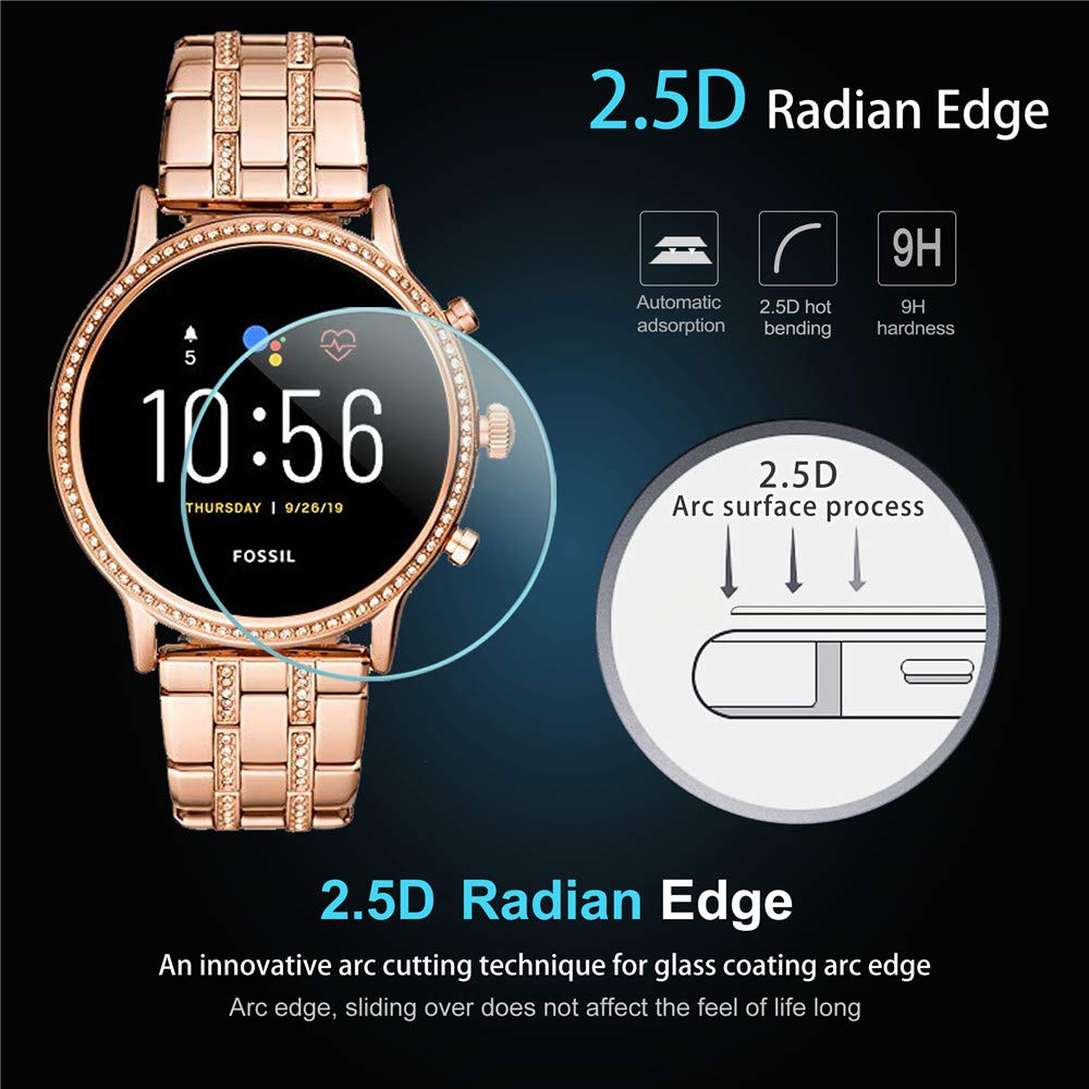 2PCS Tempered Glass For Fossil - Fossil Watches Smartwatch Gen 5 评论和价格