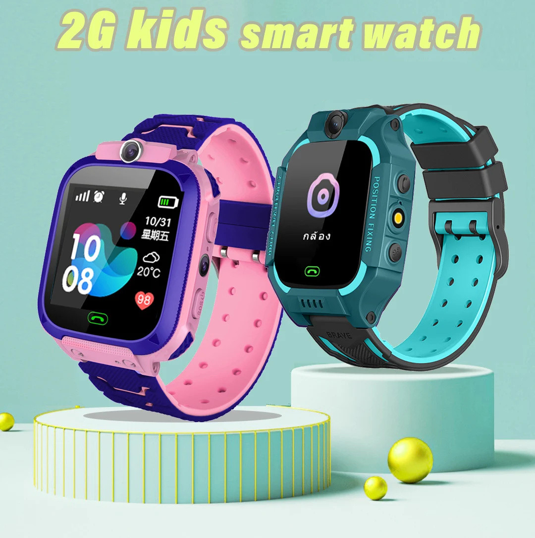 Q12 Kids Smart Watch 2G SOS Ca - Smartwatch Digital Watches For Kid Boy 评论和价格