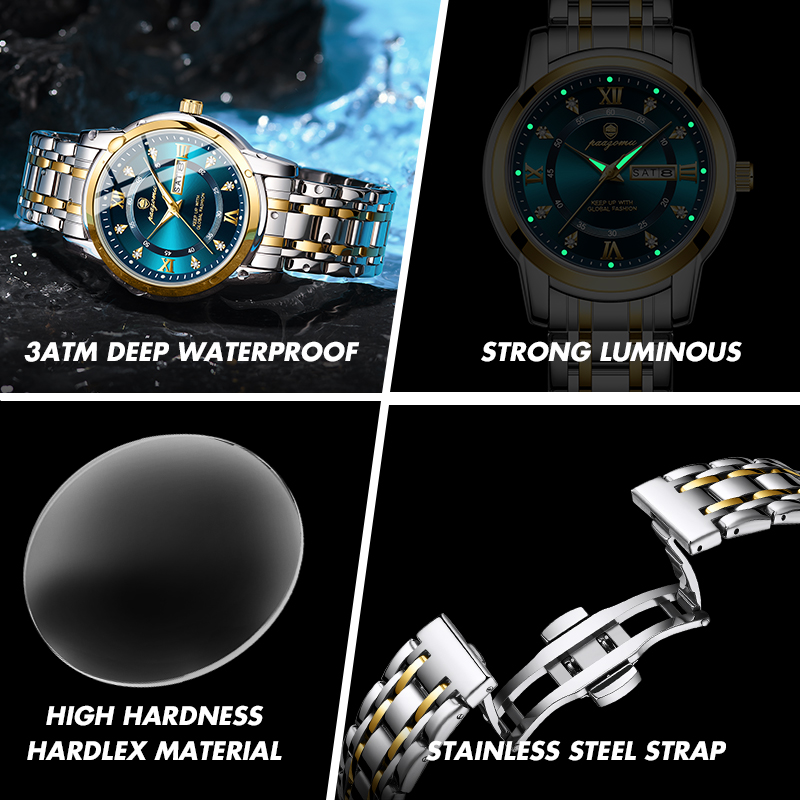 PAAZOMU Watch Men Women Diamon - Smartwatch Watches Girls 评论和价格