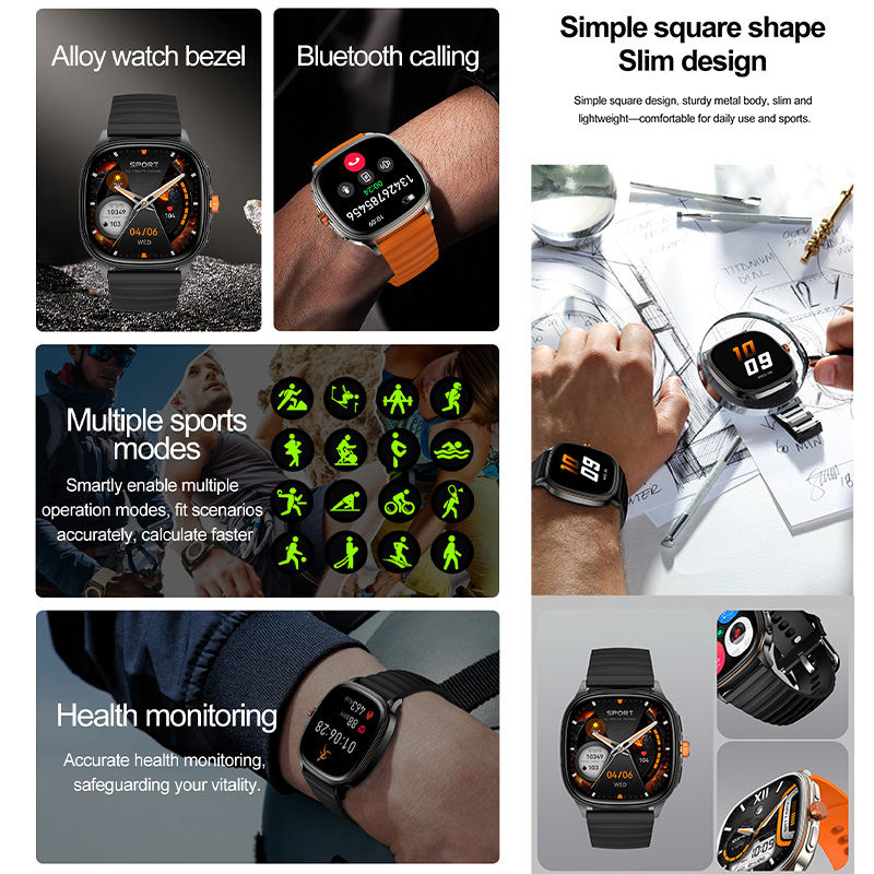 YAOCX HK73 AMOLED Smartwatch M - Smartwatch New Watches For Women 评论和价格