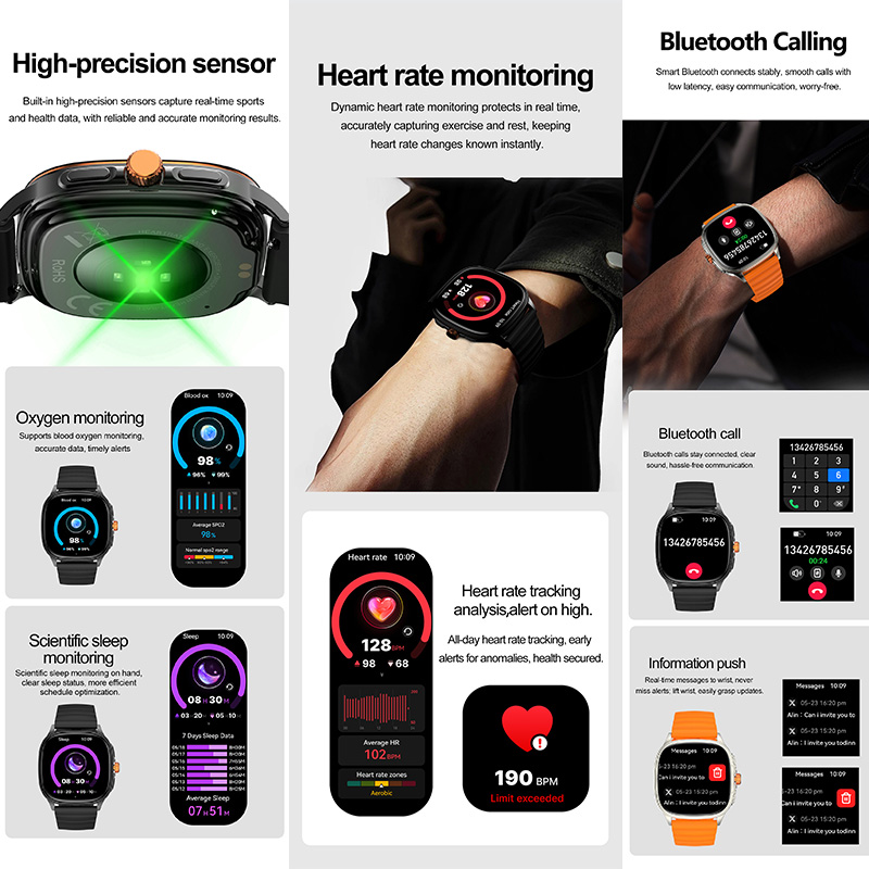 YAOCX HK73 AMOLED Smartwatch M - Smartwatch New Watches For Women 评论和价格