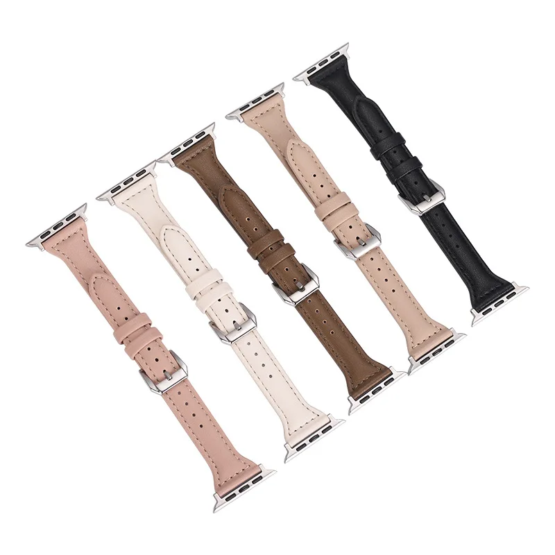 Slim leather strap for Apple W - Smartwatch Apple Watches For Women 评论和价格