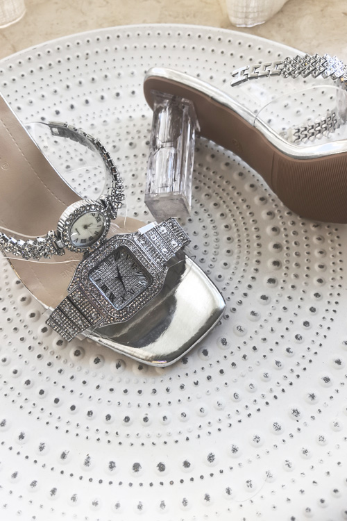 Original design Crystal watch  - Leather Watch Strap 评论和价格