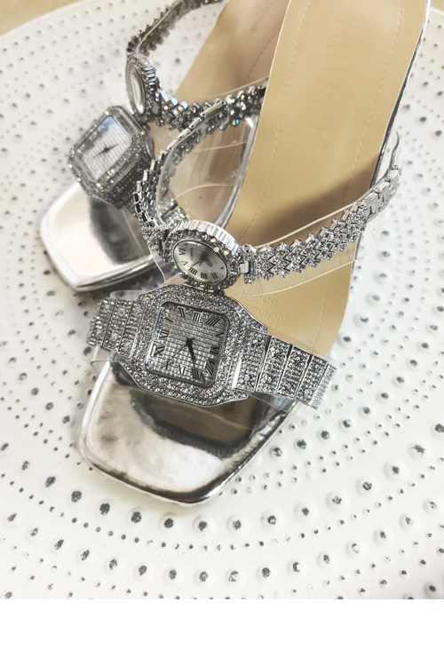 Original design Crystal watch  - Leather Watch Strap 评论和价格
