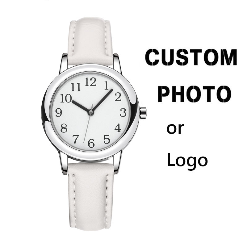 White Strap Slim Custom Women  - Leather Watch Strap 评论和价格