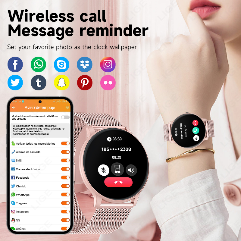 2026 New Women Bluetooth Call  - Smartwatch New Watches For Women 评论和价格