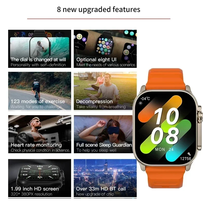 Lenovo Smart Watch T900 Ultra  - Watch Iwo 评论和价格