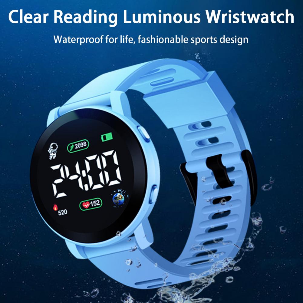 Kids LED Digital Watch Waterpr - Smartwatch Digital Watches For Kid Boy 评论和价格