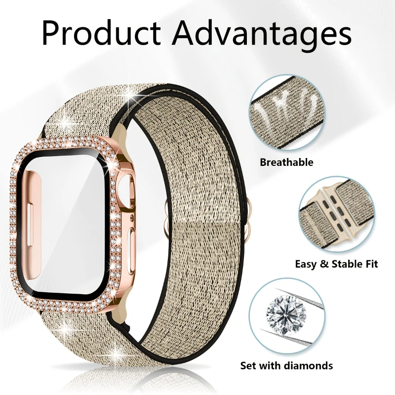 Band+Case for Apple Watch 45mm - Smartwatch Apple Watches For Women 评论和价格