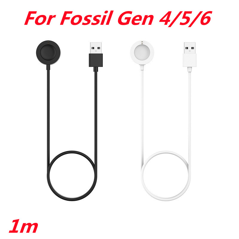 1M USB Charging Cable For Foss - Fossil Watches Smartwatch Gen 5 评论和价格