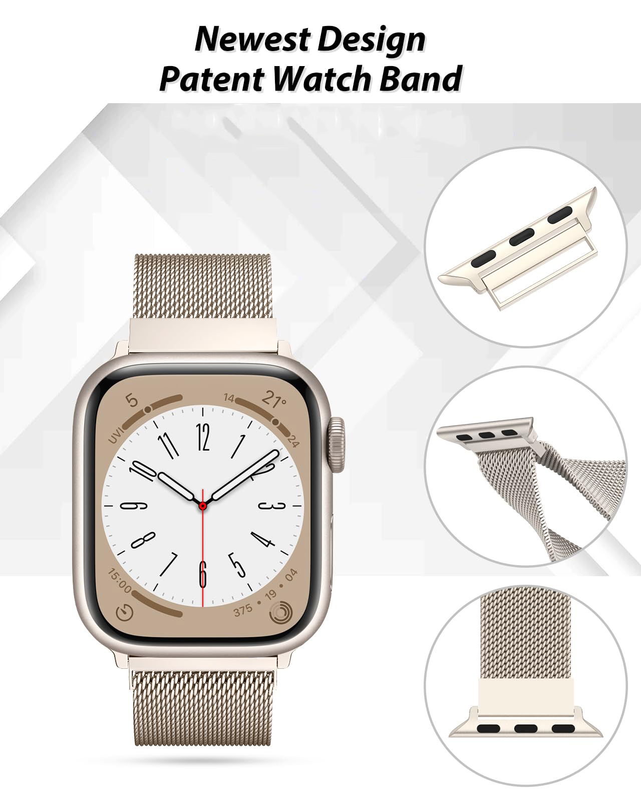 Milanese Strap For apple Watch - Smartwatch Apple Watches For Women 评论和价格