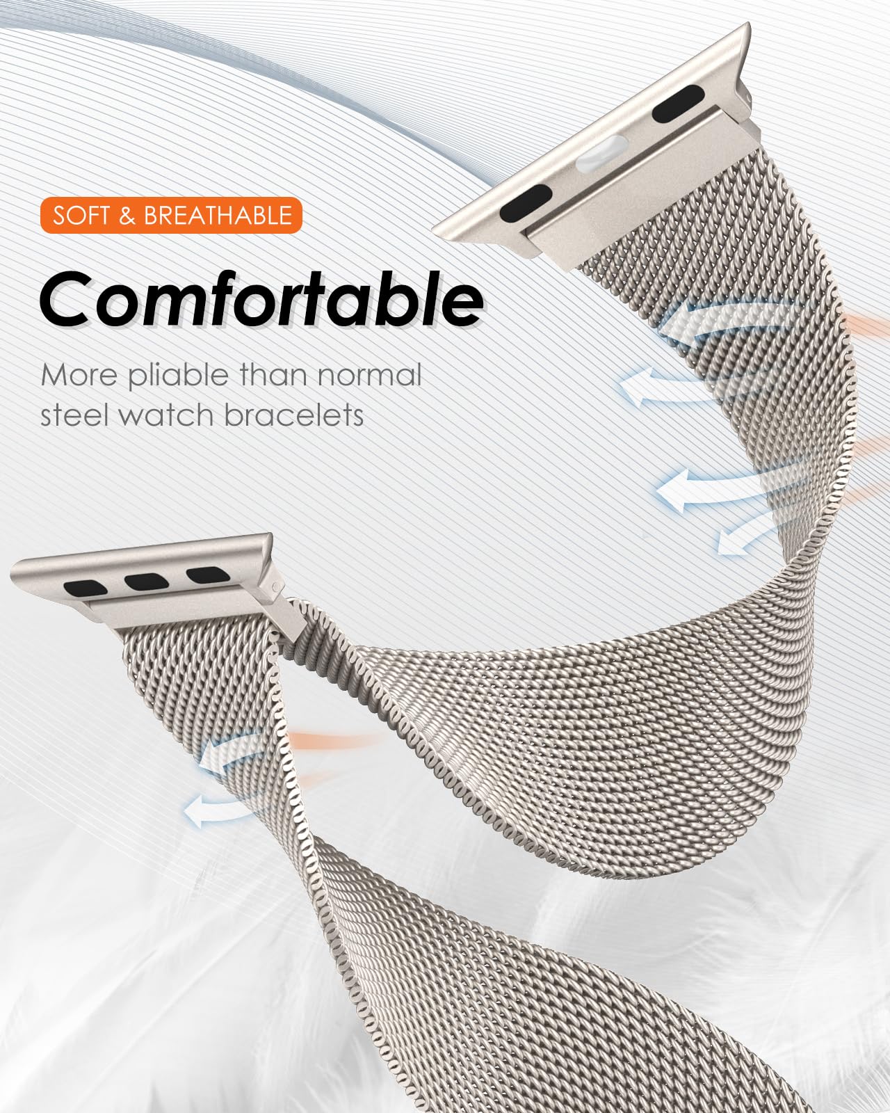 Milanese Strap For apple Watch - Smartwatch Apple Watches For Women 评论和价格
