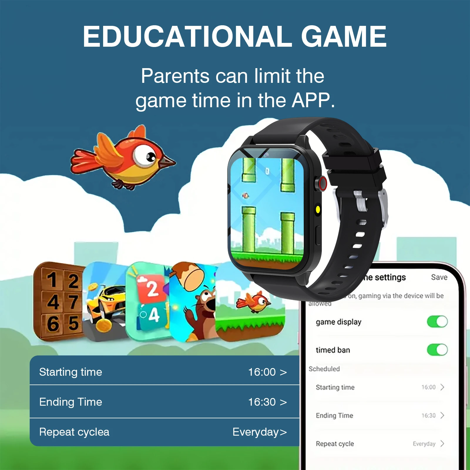 Kids′s Smart Watch 18 Games Ca - Smartwatch Watches Gift For Girls 评论和价格