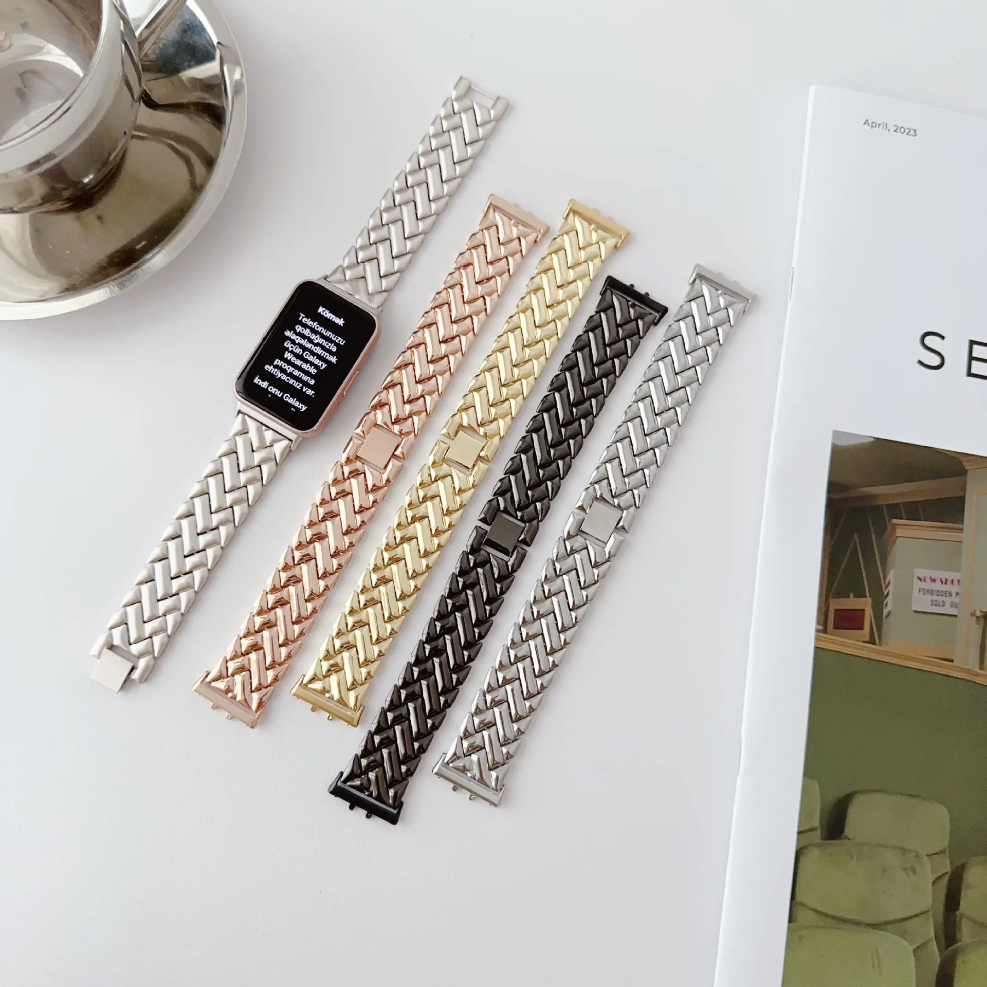 New Wristband Metal Strap for  - Smartwatch New Watches For Men 评论和价格