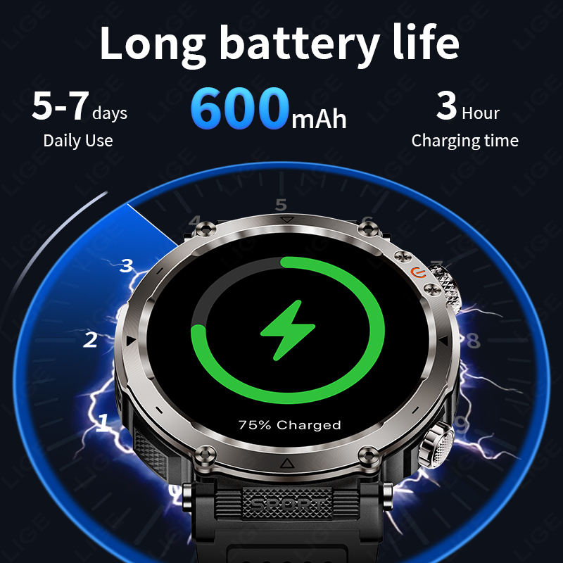 New Military Outdoor Smartwatc - Smartwatch New Watches For Men 评论和价格