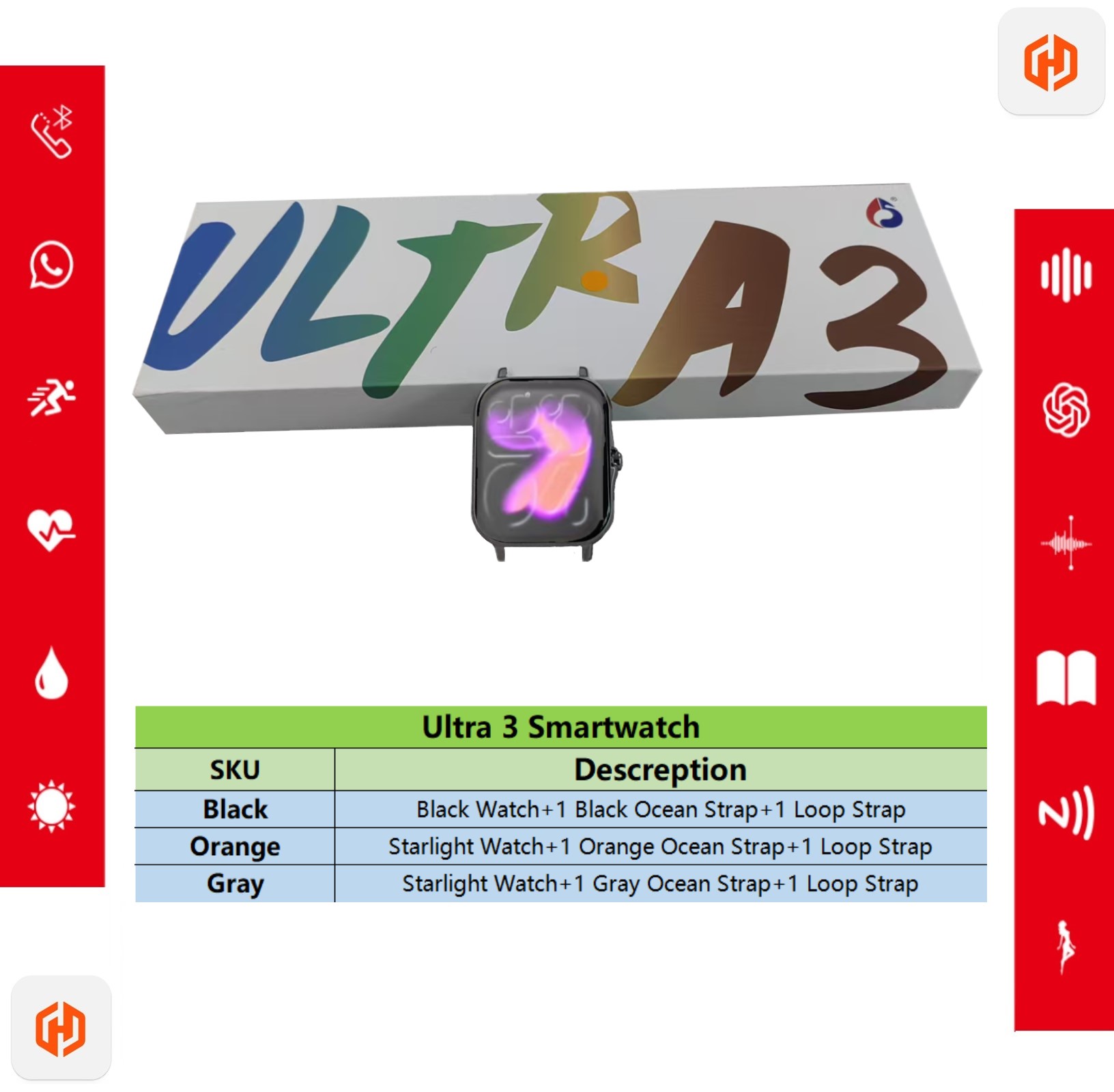 Choice Watch Ultra3 Smartwatch - Watch Iwo 评论和价格
