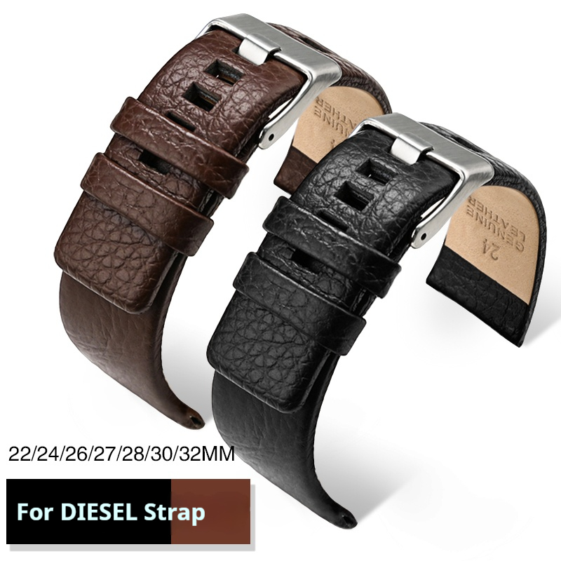 Genuine Leather Strap for Dies - Diesel Watches Smartwatch 评论和价格