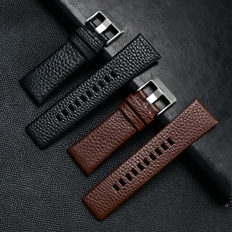 Genuine Leather Strap for Dies - Diesel Watches Smartwatch 评论和价格