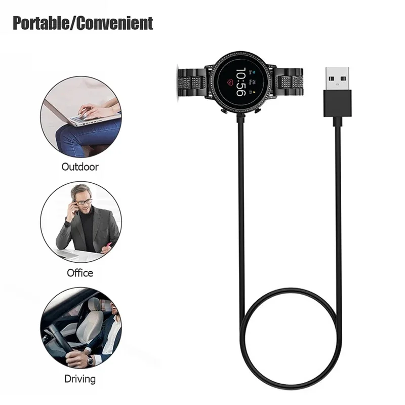 1M USB Magnetic Fast Charger D - Fossil Watches Smartwatch Gen 5 评论和价格