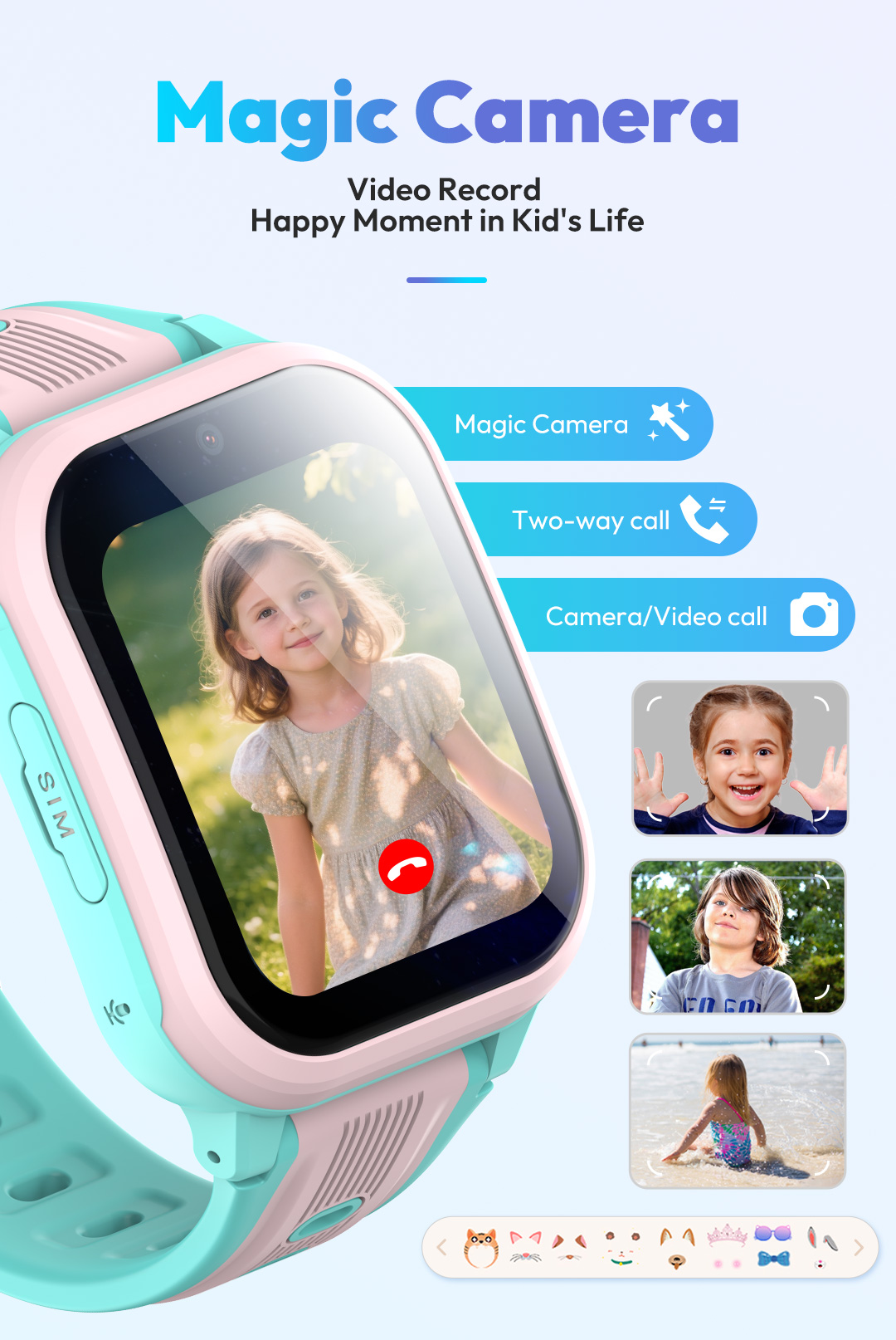 KT41 Smart Watch - 4G Phone Ch - Smartwatch Watches Gift For Girls 评论和价格
