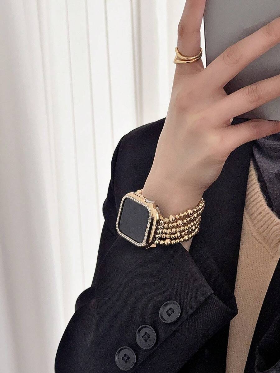 MAPUCE 1pc Fashion Beaded Brac - Smartwatch Apple Watches For Women 评论和价格