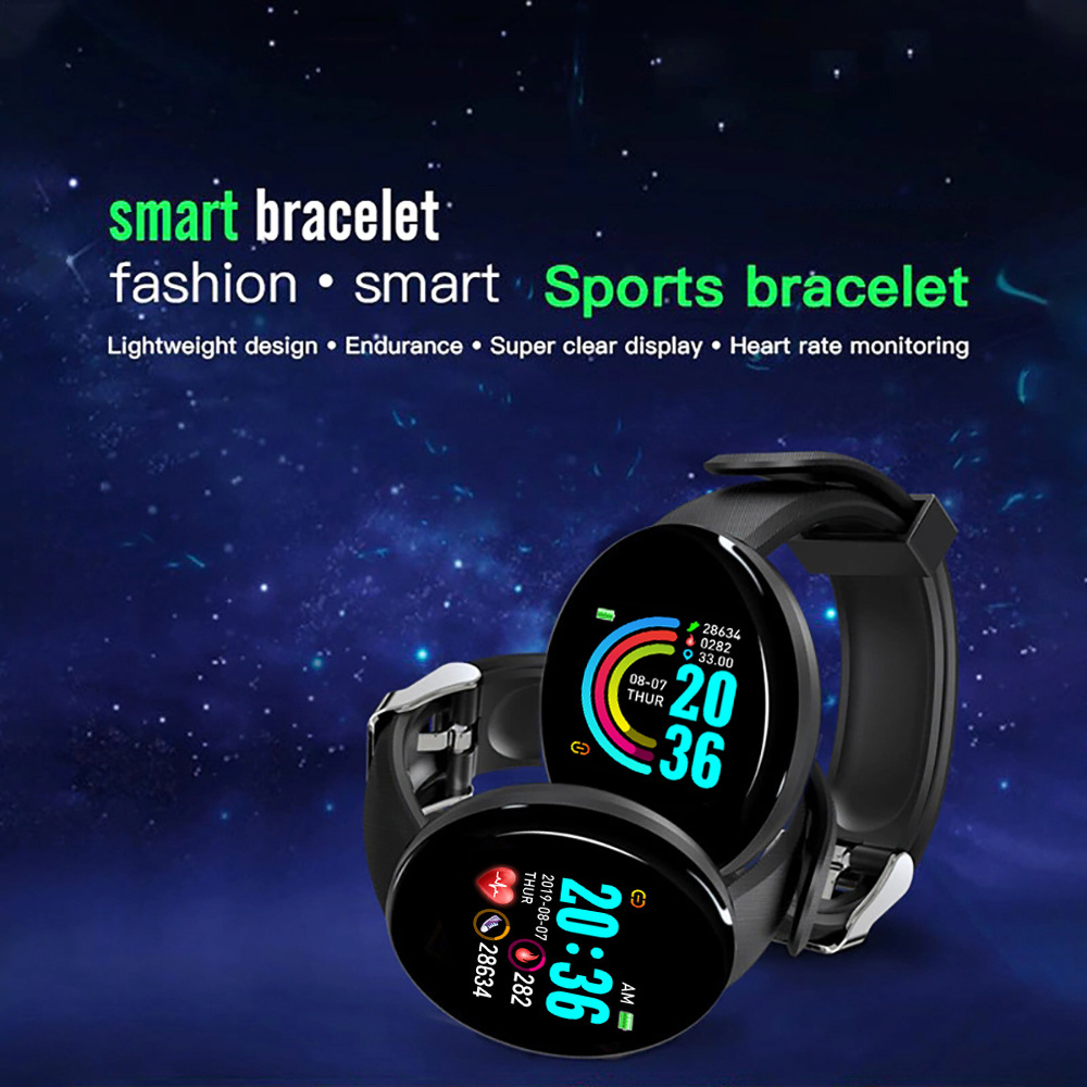 D18 Smart Watch Heart Rate Mon - Watch Smart Y68 评论和价格