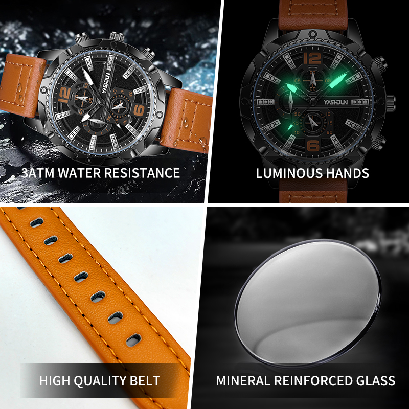 New Selling Mens Watches Leath - Smartwatch New Watches For Men 评论和价格