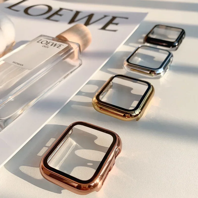 Glass+case For Apple Watch ban - Smartwatch Watches Girls 评论和价格